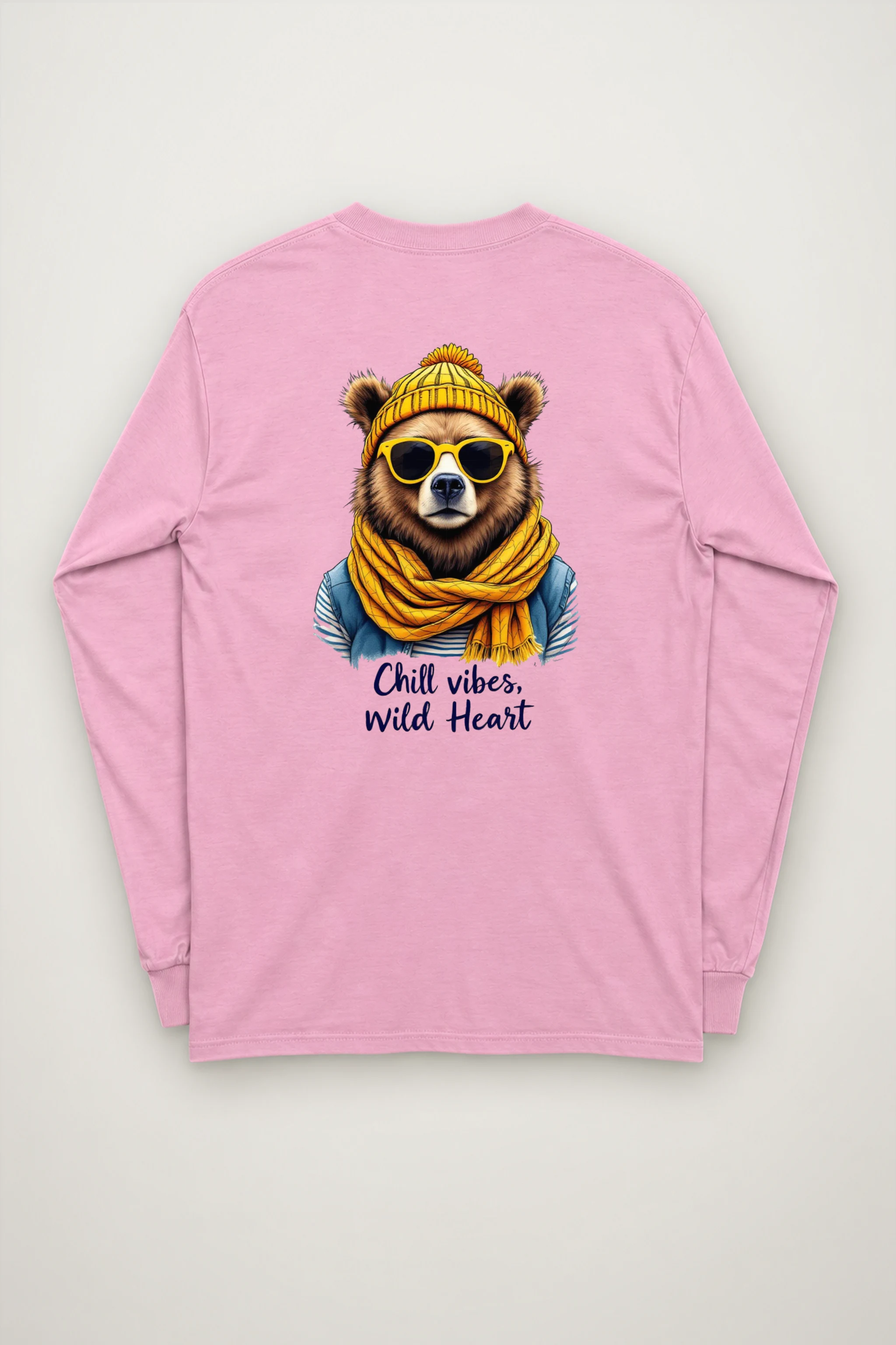 "Chill Vibes Wild Heart" Unisex Longsleeve T-shirt