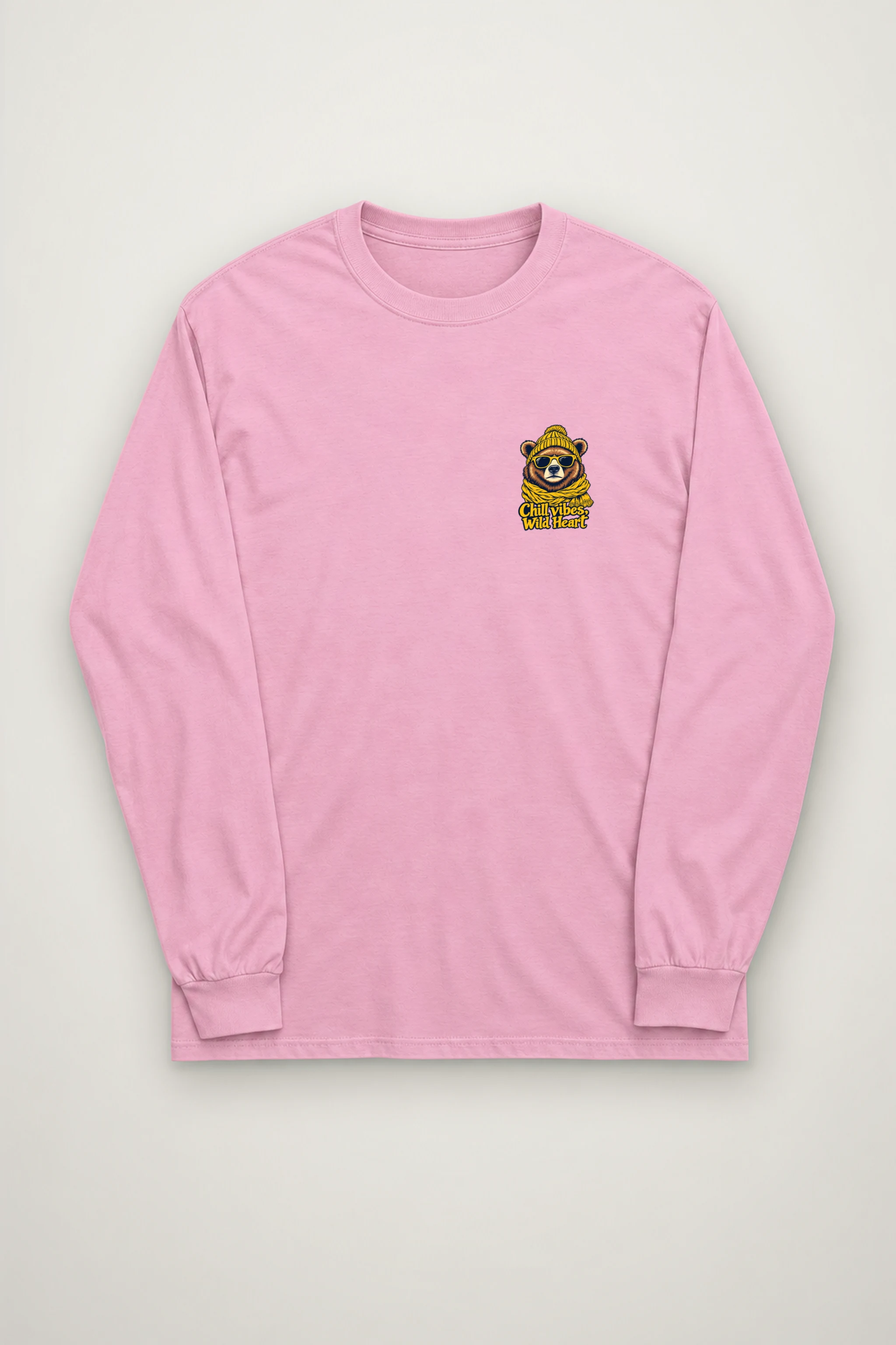 "Chill Vibes Wild Heart" Unisex Longsleeve T-shirt
