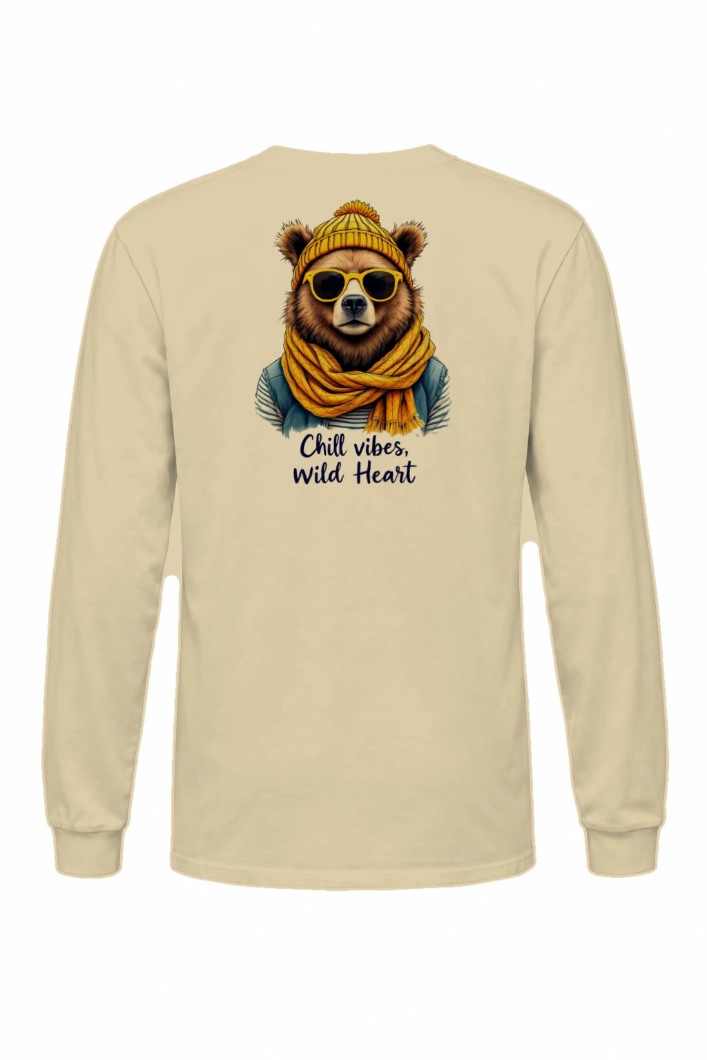 "Chill Vibes Wild Heart" Unisex Longsleeve T-shirt | Gildan 2400
