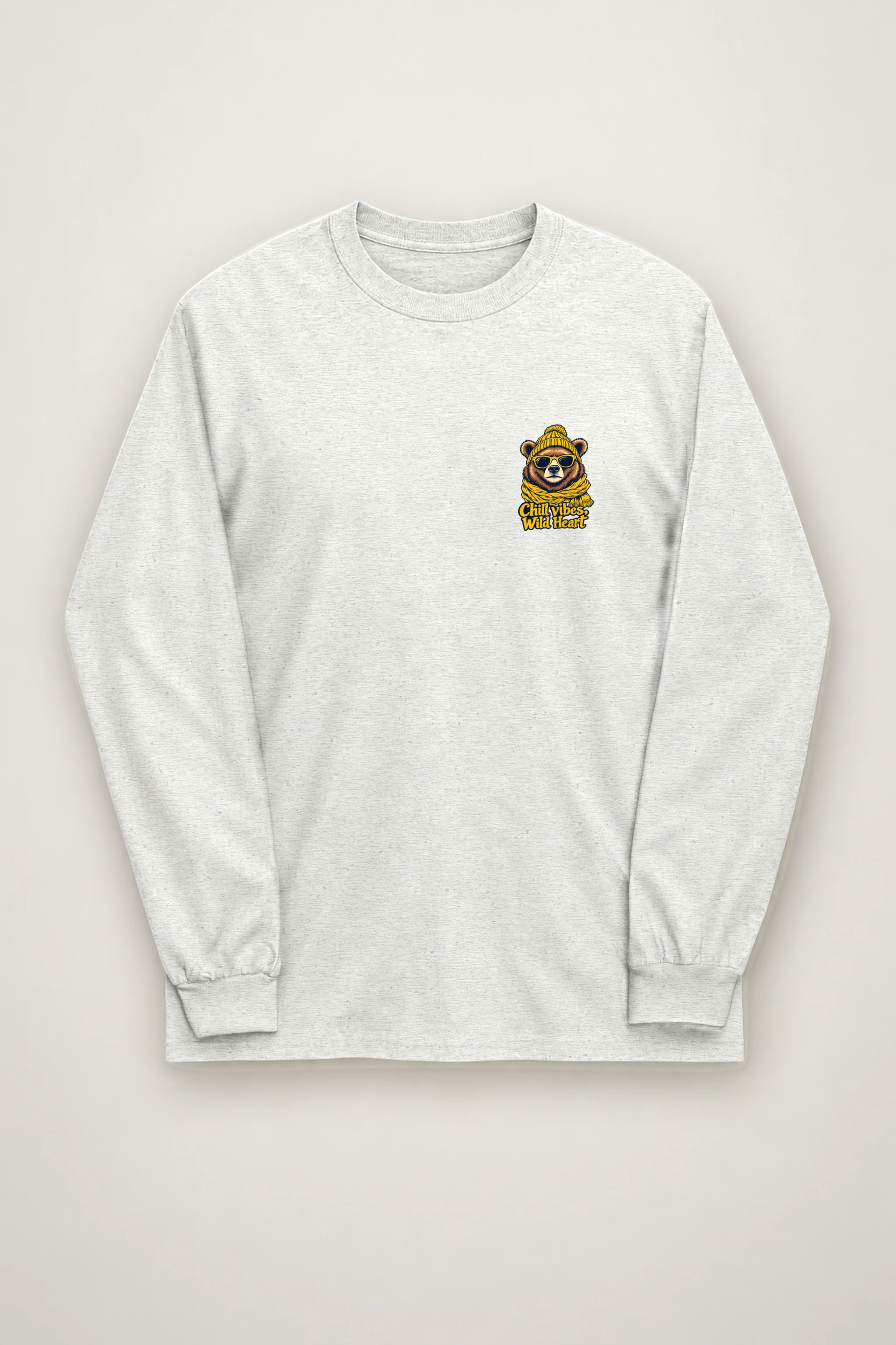 "Chill Vibes Wild Heart" Unisex Longsleeve T-shirt