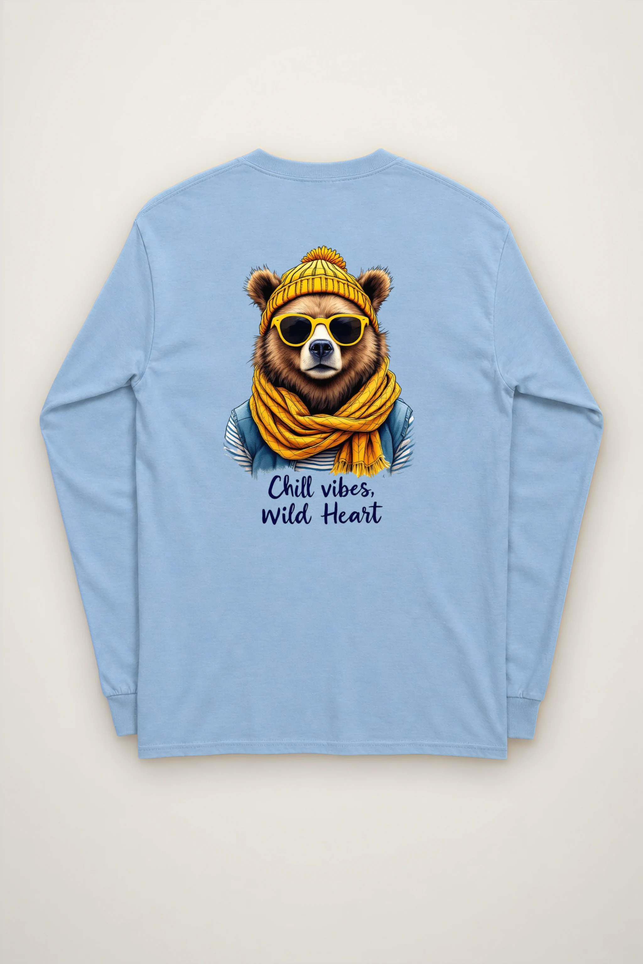 "Chill Vibes Wild Heart" Unisex Longsleeve T-shirt