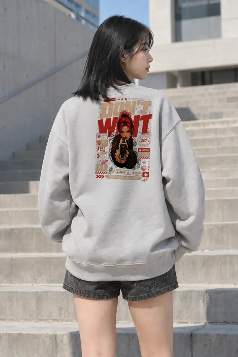 "Choose Action" Heavy Blend Unisex Crewneck Sweatshirt | Gildan 18000