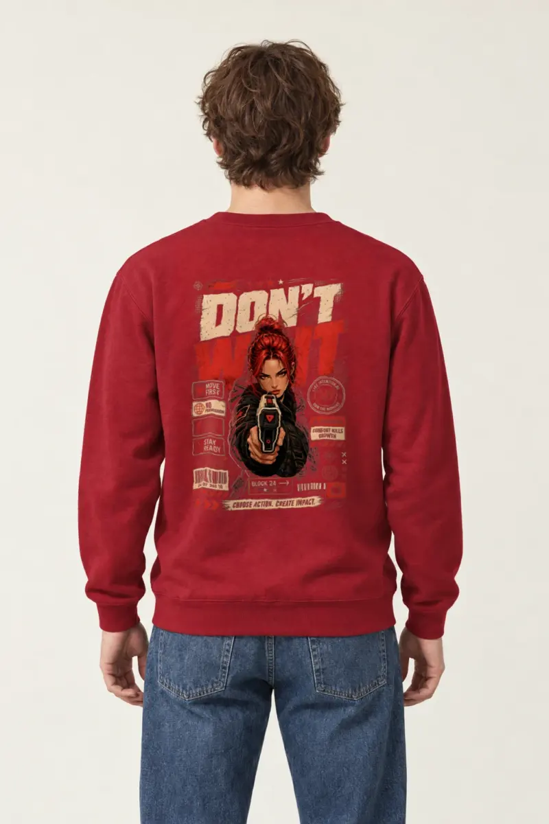 "Choose Action" Heavy Blend Unisex Crewneck Sweatshirt