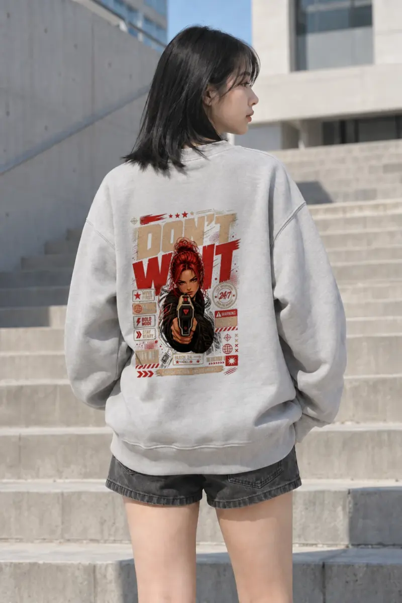 "Choose Action" Heavy Blend Unisex Crewneck Sweatshirt | Gildan 18000
