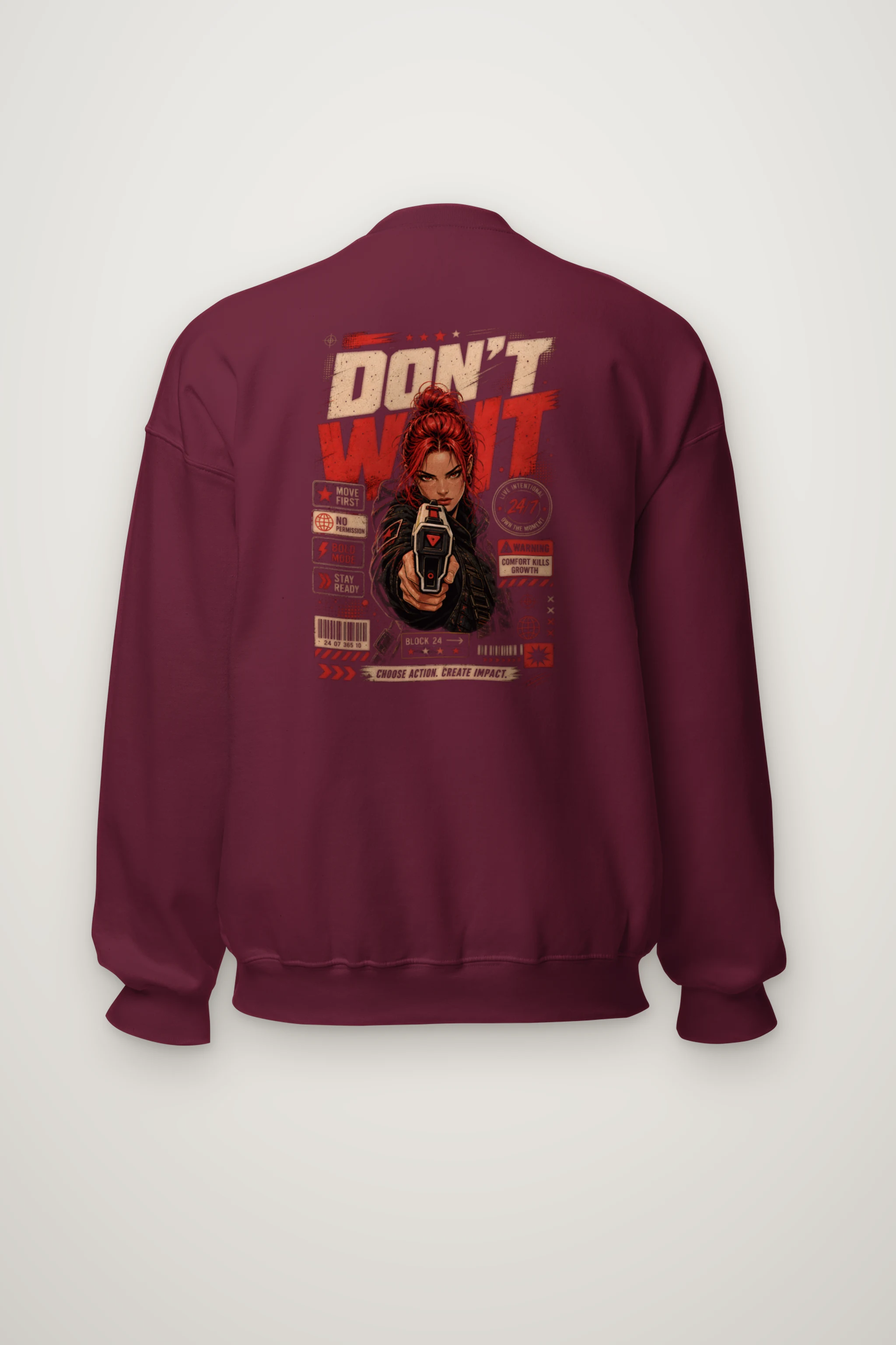 "Choose Action" Heavy Blend Unisex Crewneck Sweatshirt