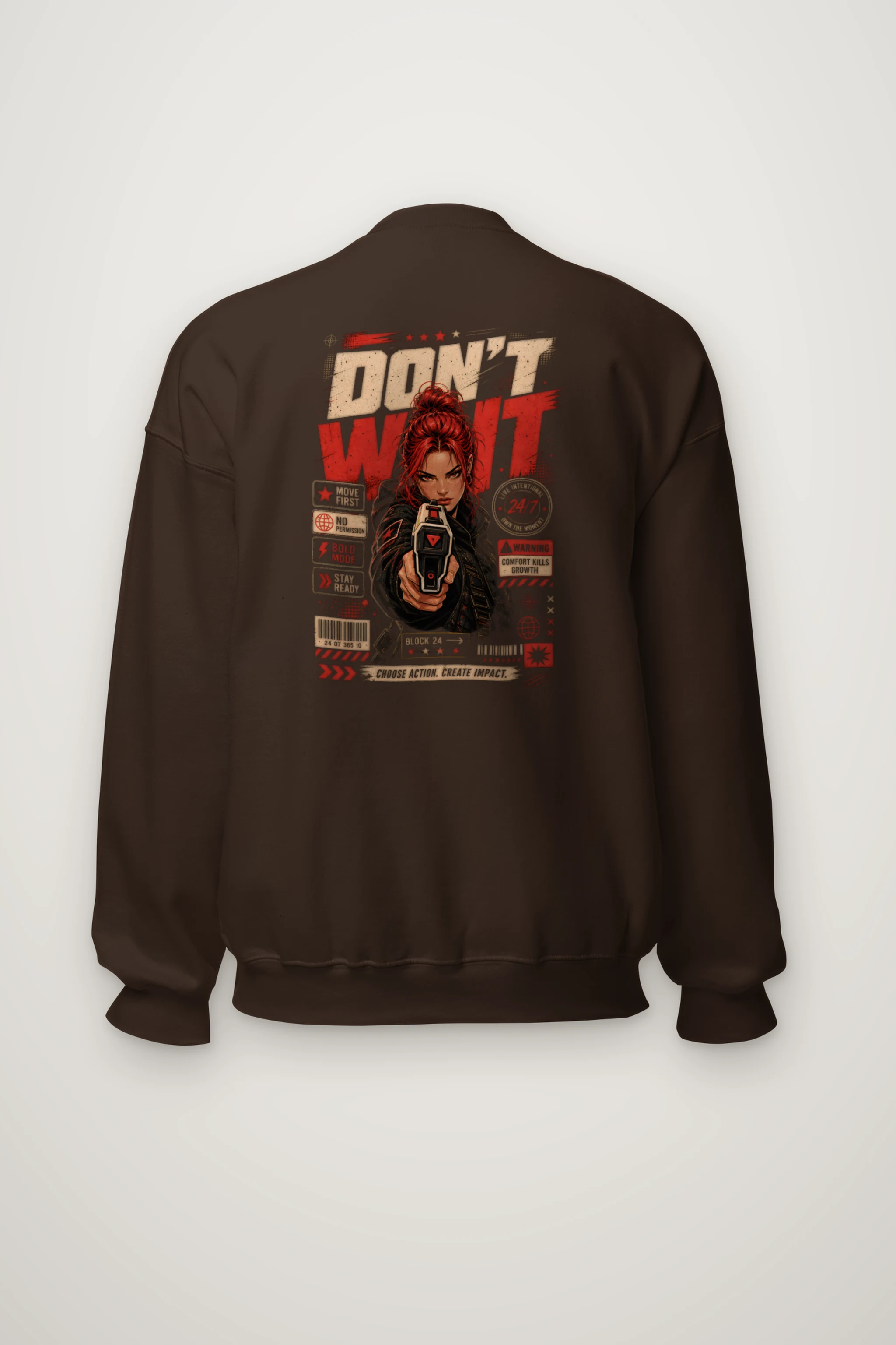 "Choose Action" Heavy Blend Unisex Crewneck Sweatshirt