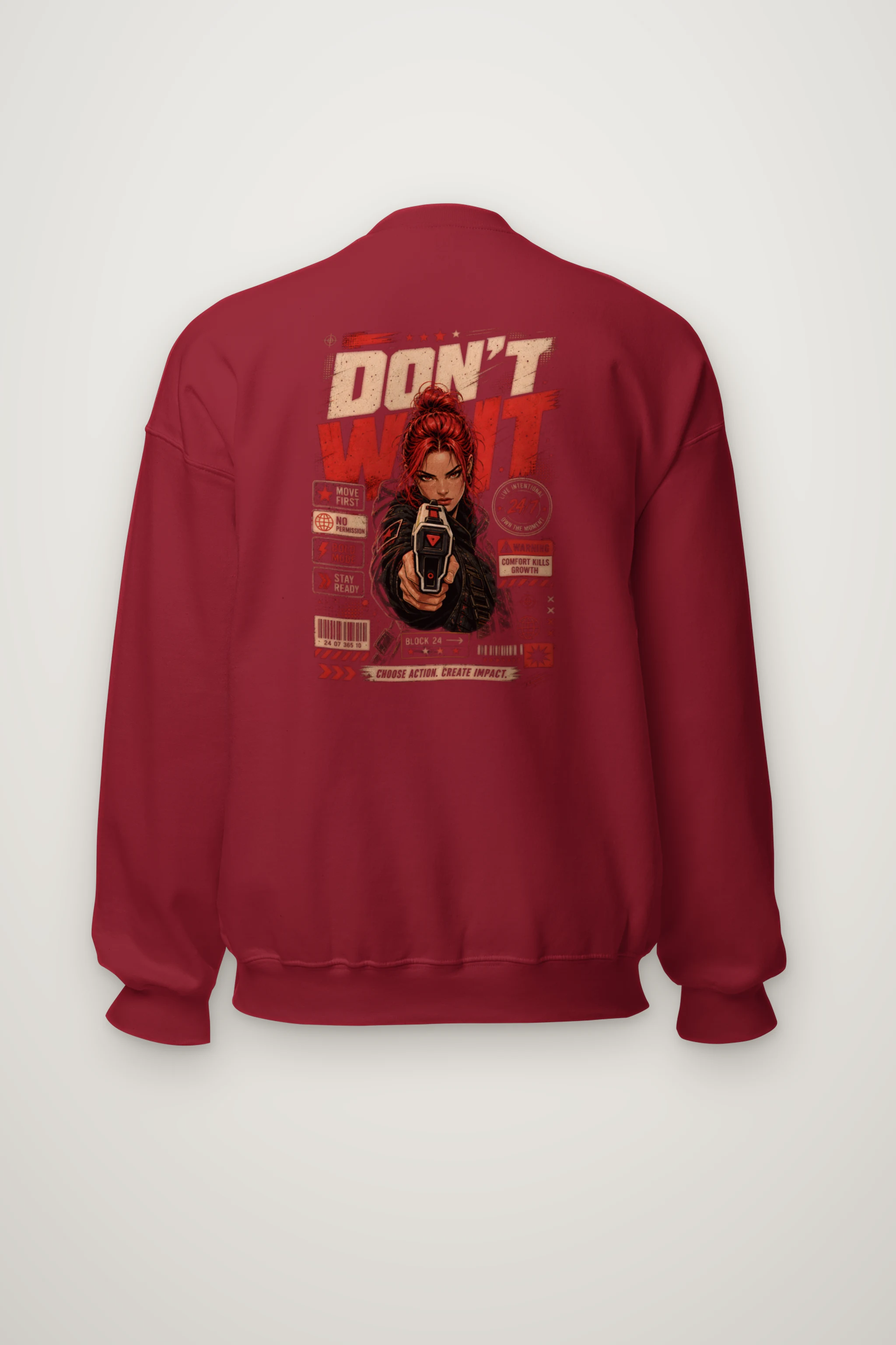 "Choose Action" Heavy Blend Unisex Crewneck Sweatshirt