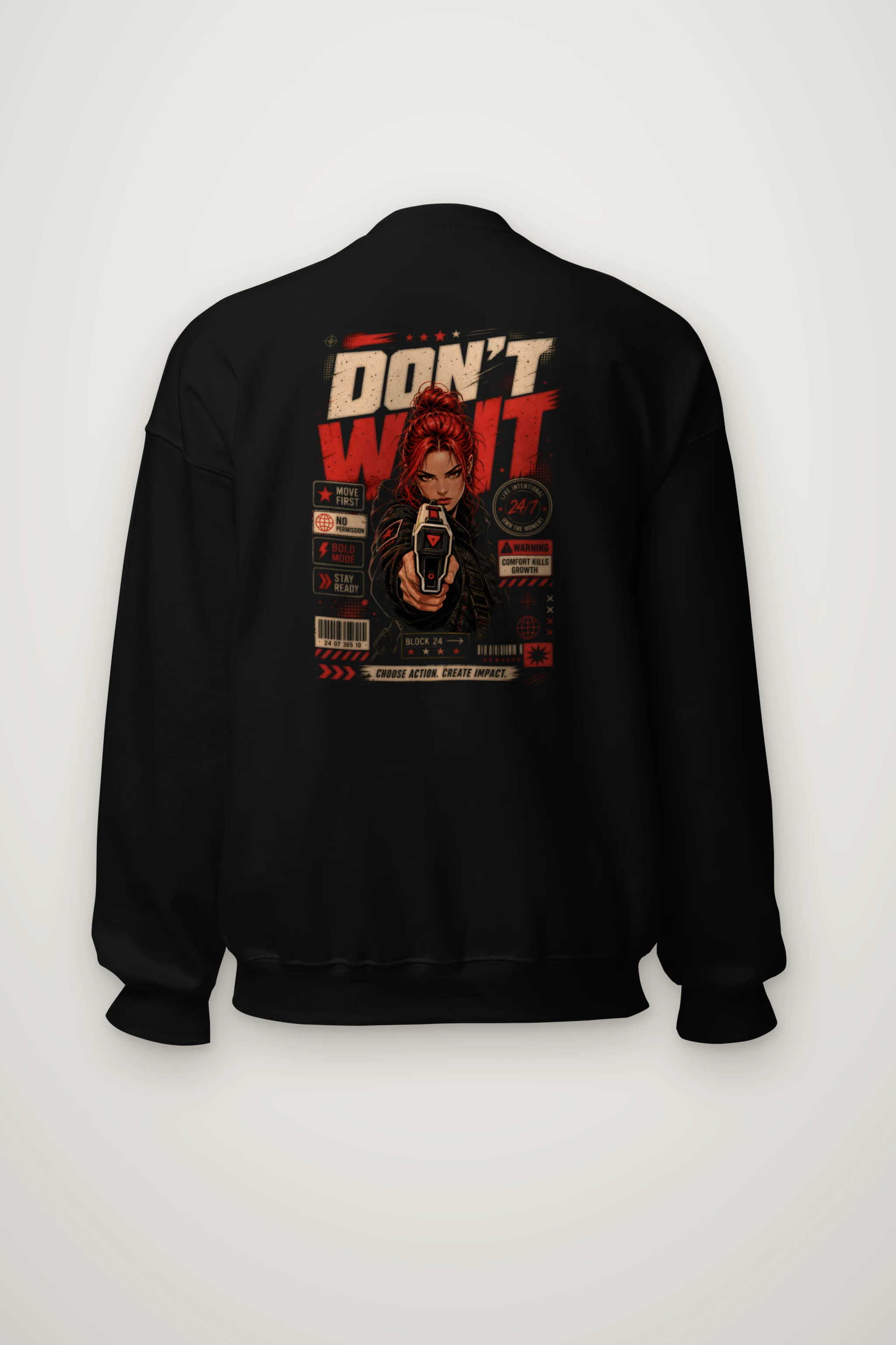 "Choose Action" Heavy Blend Unisex Crewneck Sweatshirt