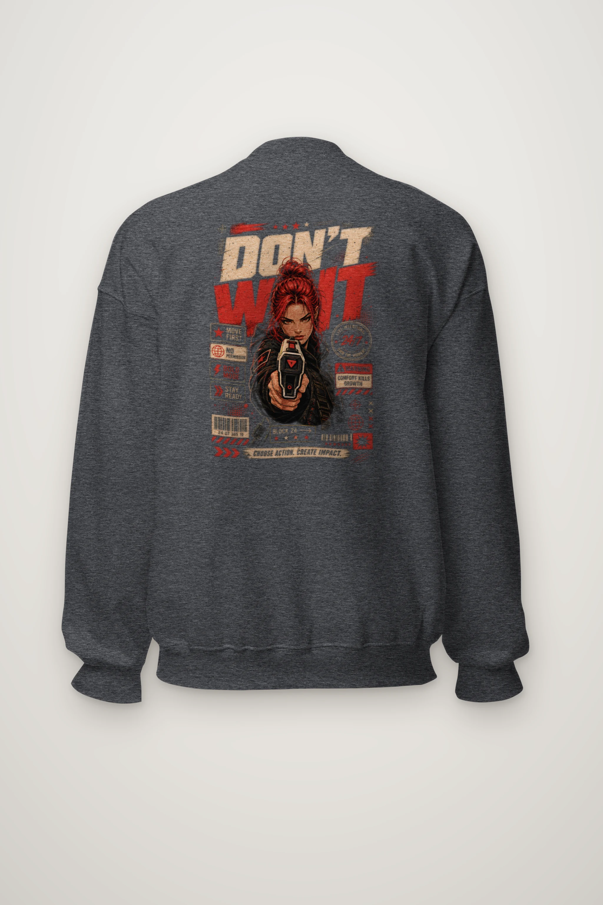 "Choose Action" Heavy Blend Unisex Crewneck Sweatshirt