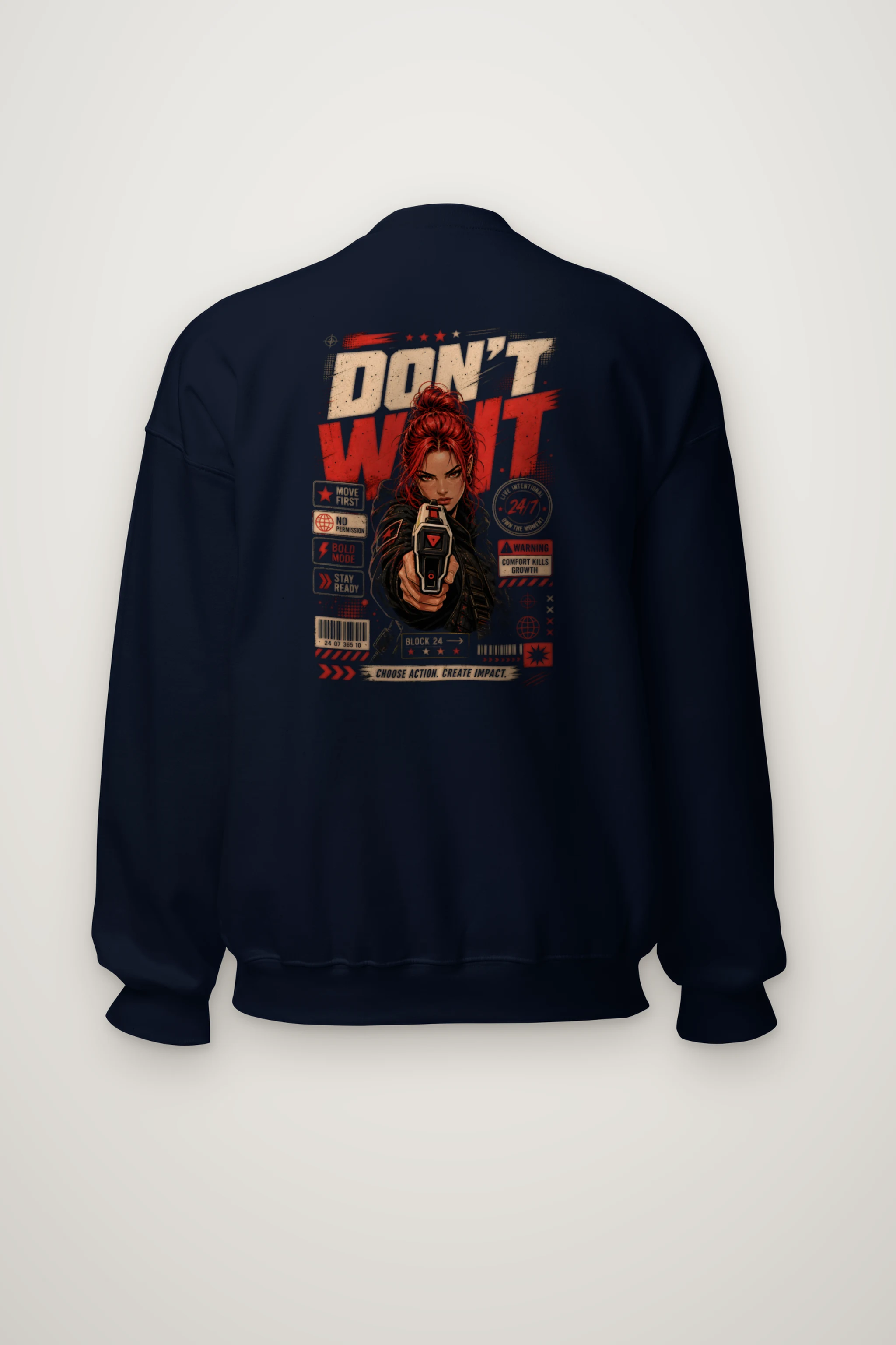 "Choose Action" Heavy Blend Unisex Crewneck Sweatshirt