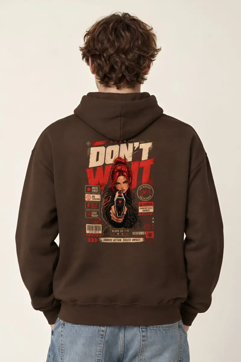 "Choose Action" Heavy Blend Unisex Pullover Hoodie