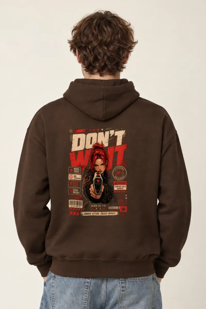 "Choose Action" Heavy Blend Unisex Pullover Hoodie