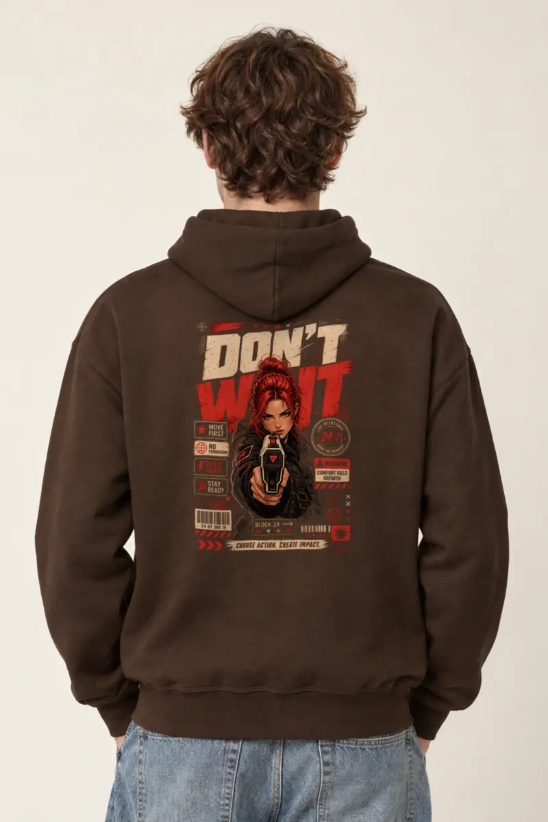 "Choose Action" Heavy Blend Unisex Pullover Hoodie