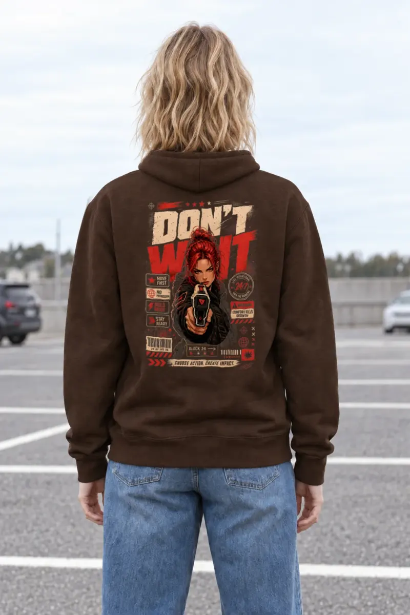 "Choose Action" Heavy Blend Unisex Pullover Hoodie