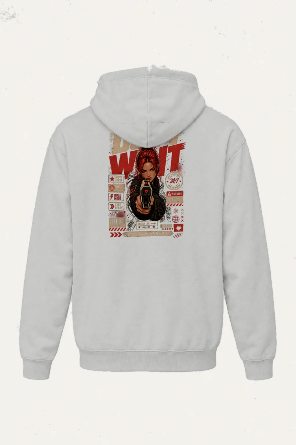"Choose Action" Heavy Blend Unisex Pullover Hoodie | Gildan 18500