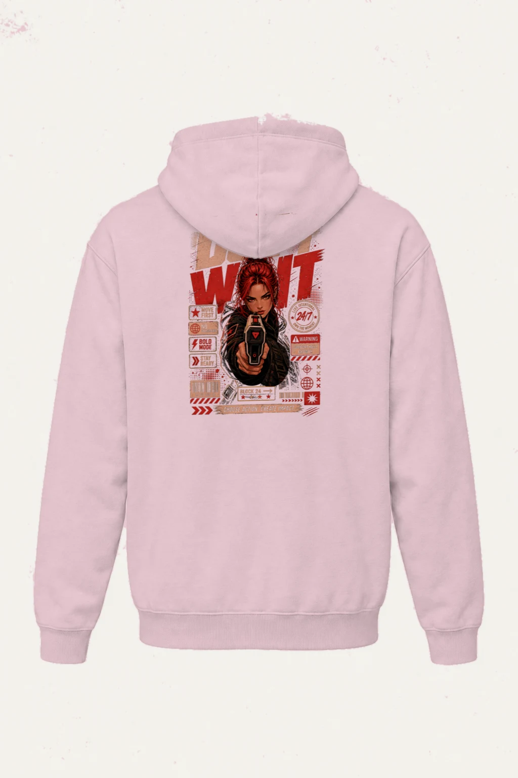 "Choose Action" Heavy Blend Unisex Pullover Hoodie | Gildan 18500
