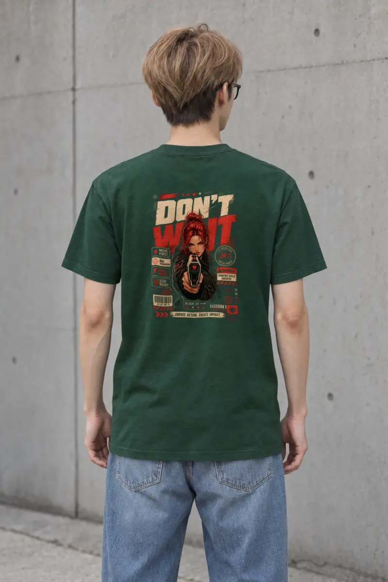"Choose Action" Heavyweight Unisex Crewneck T-shirt