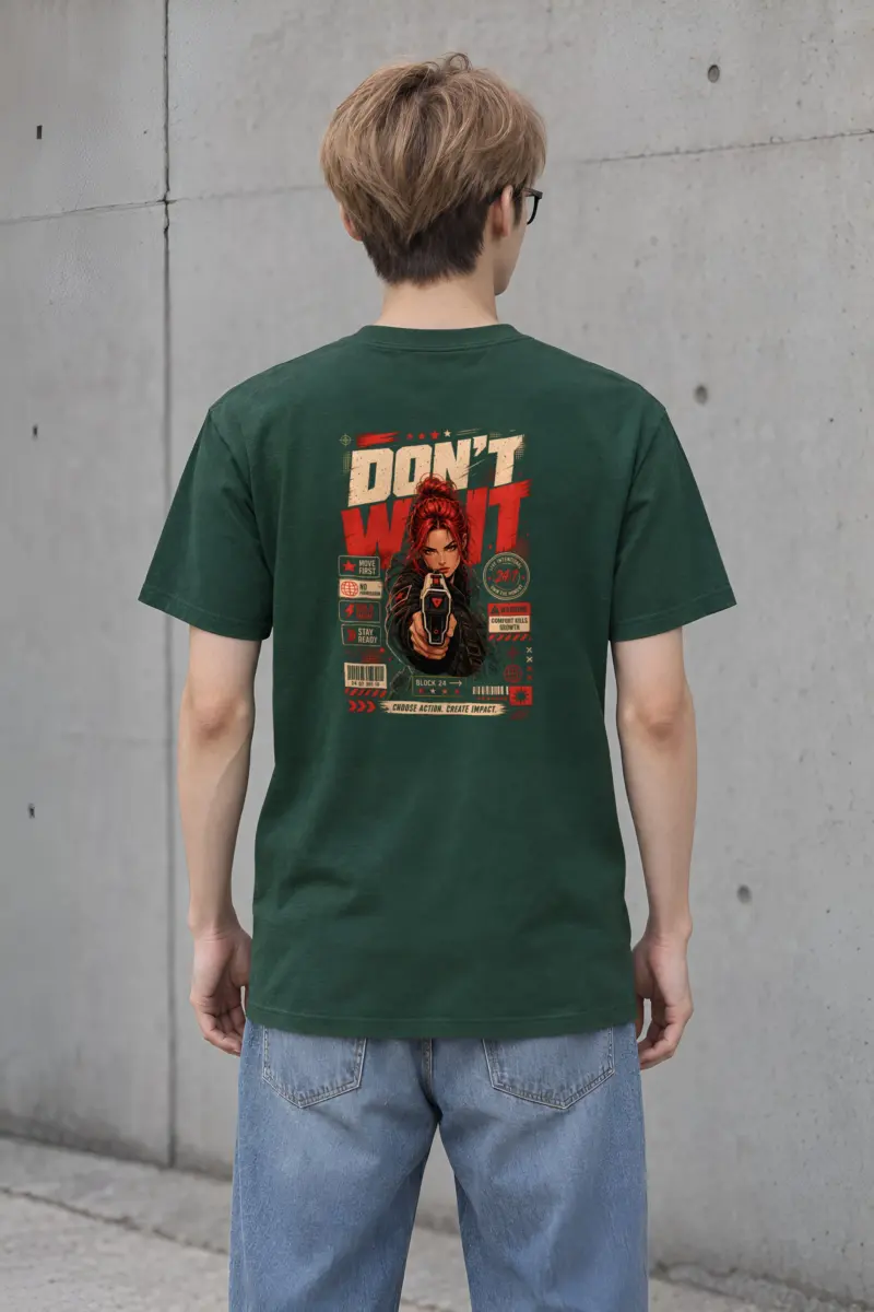 "Choose Action" Heavyweight Unisex Crewneck T-shirt