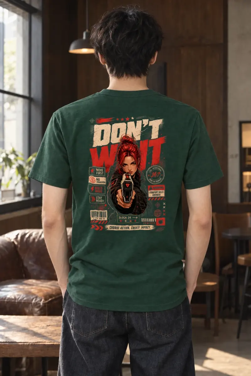 "Choose Action" Heavyweight Unisex Crewneck T-shirt