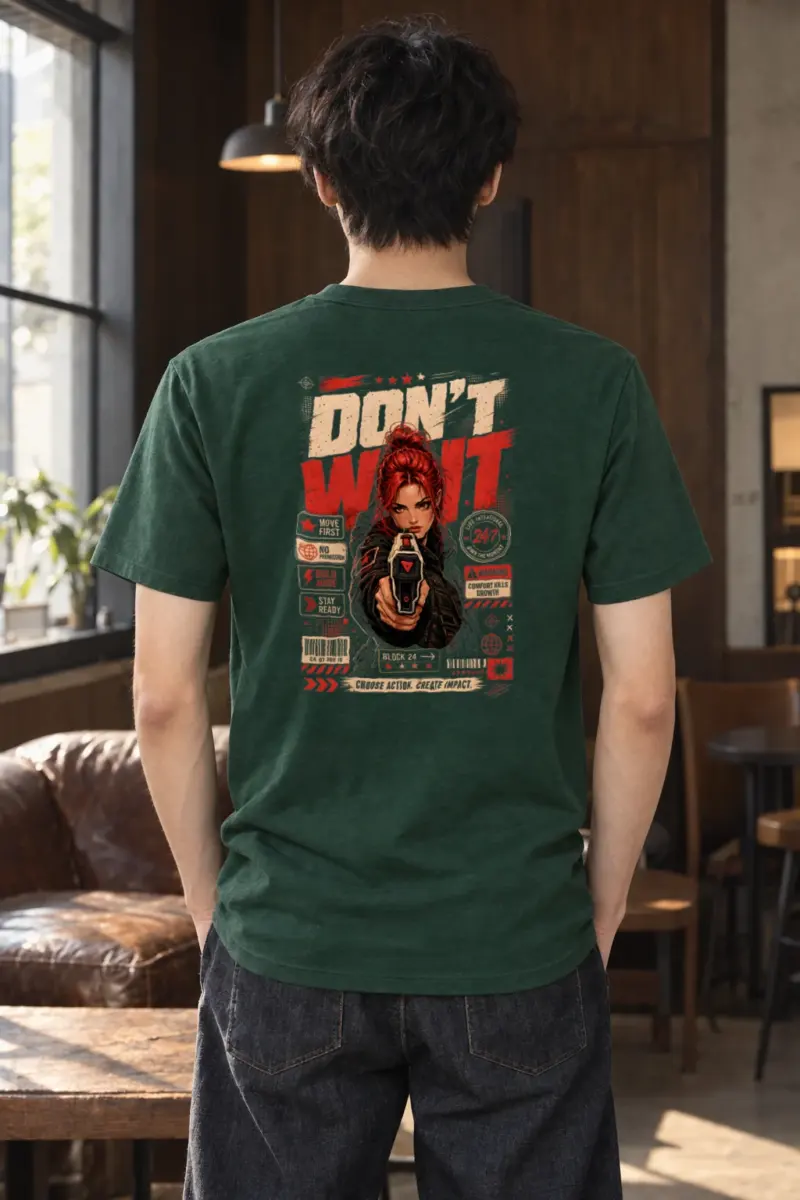 "Choose Action" Heavyweight Unisex Crewneck T-shirt