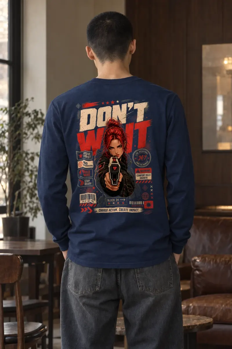 "Choose Action" Unisex Longsleeve T-shirt