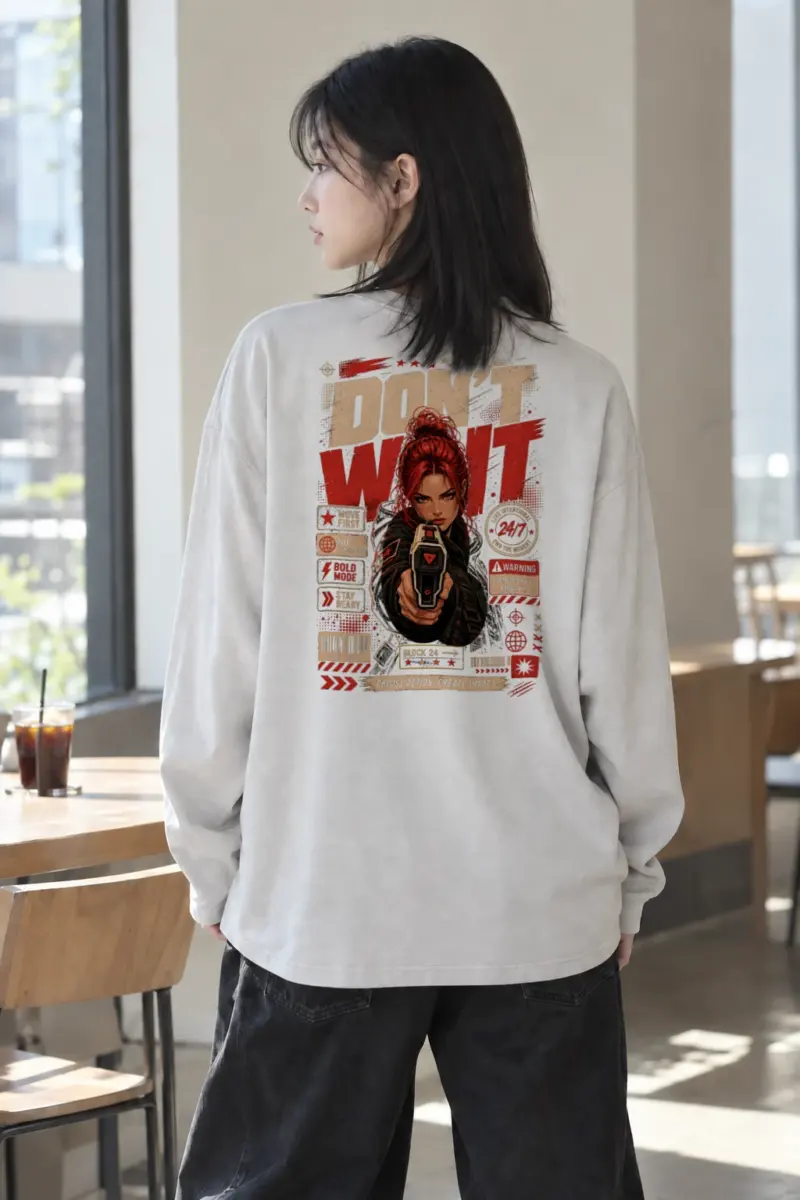 "Choose Action" Unisex Longsleeve T-shirt | Gildan 2400