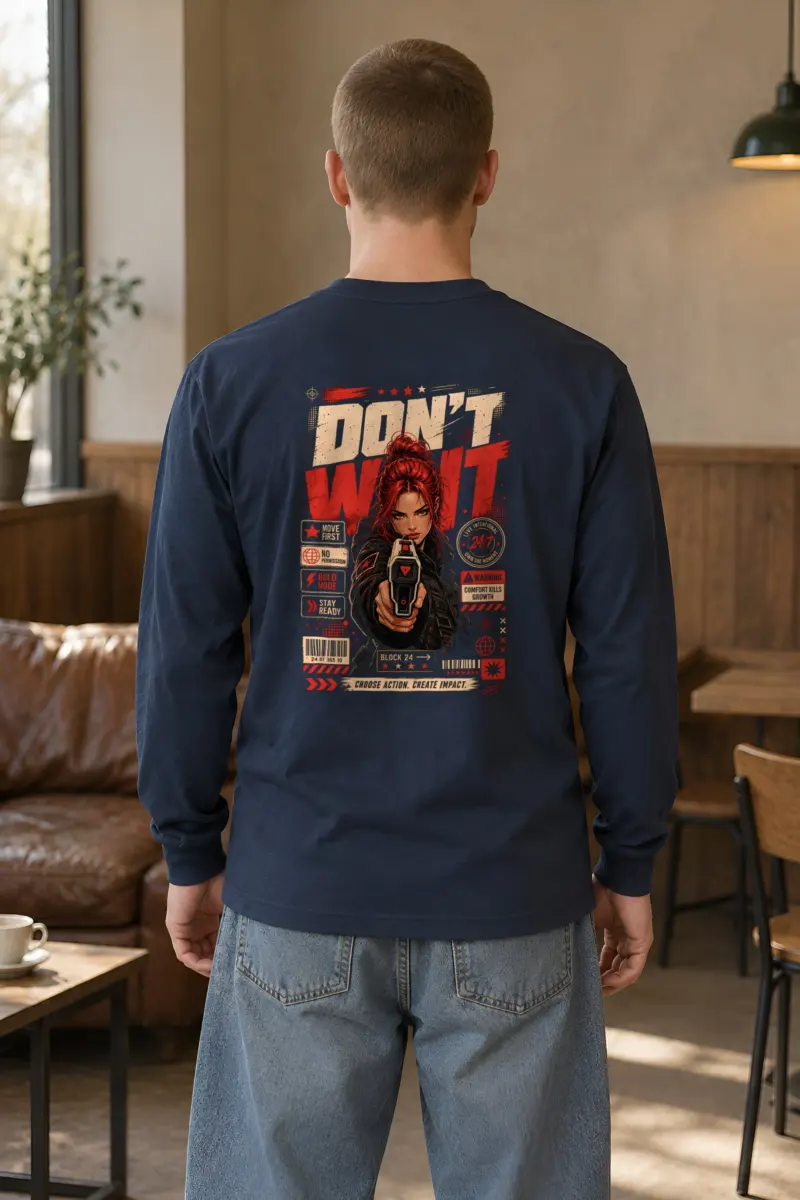 "Choose Action" Unisex Longsleeve T-shirt