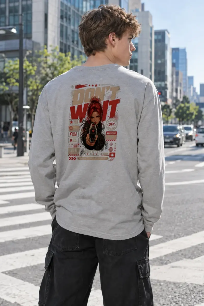 “Choose Action” Unisex Longsleeve T-shirt | Gildan 2400
