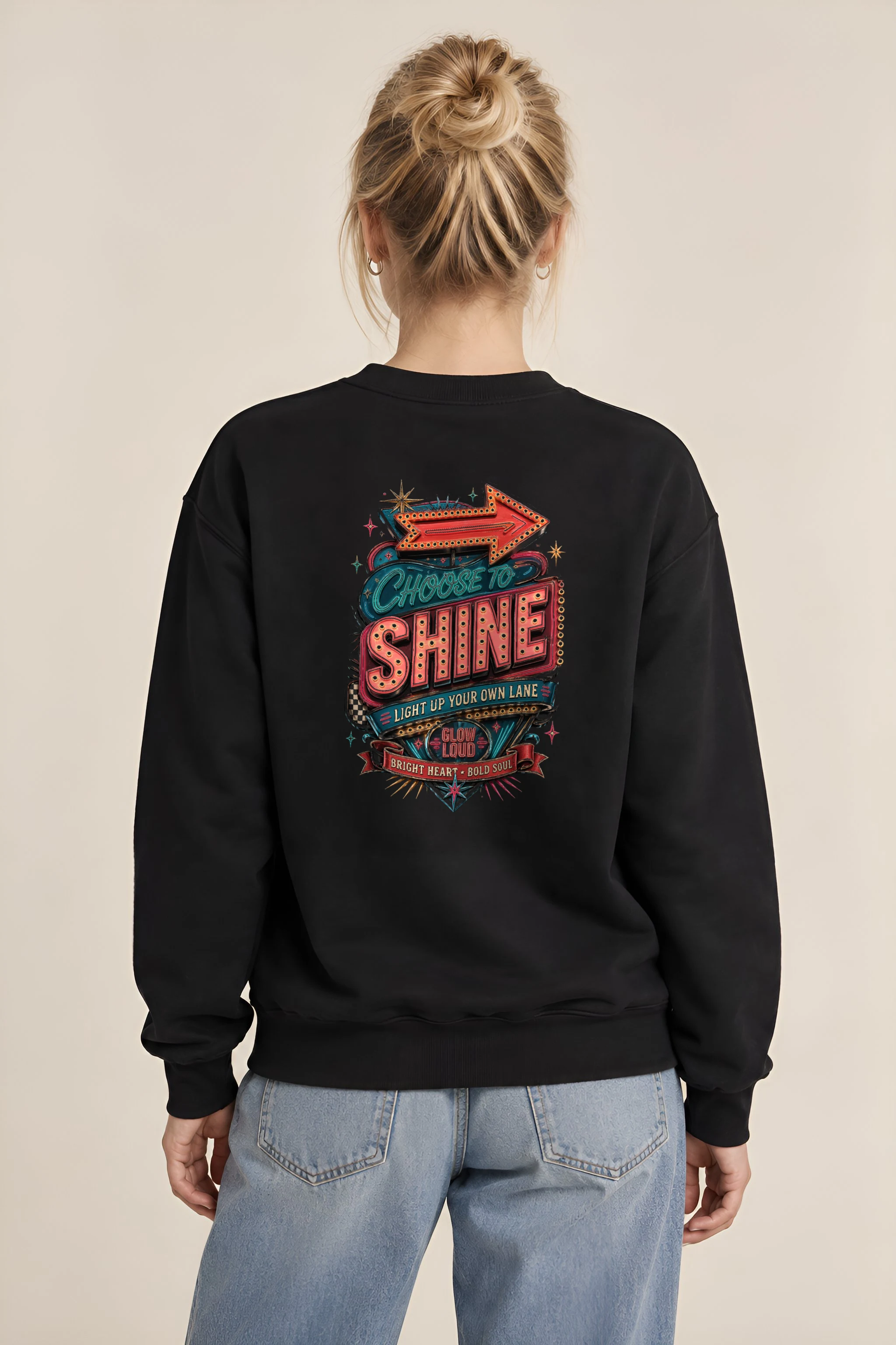 "Choose To Shine" 1 Crewneck Sweatshirt
