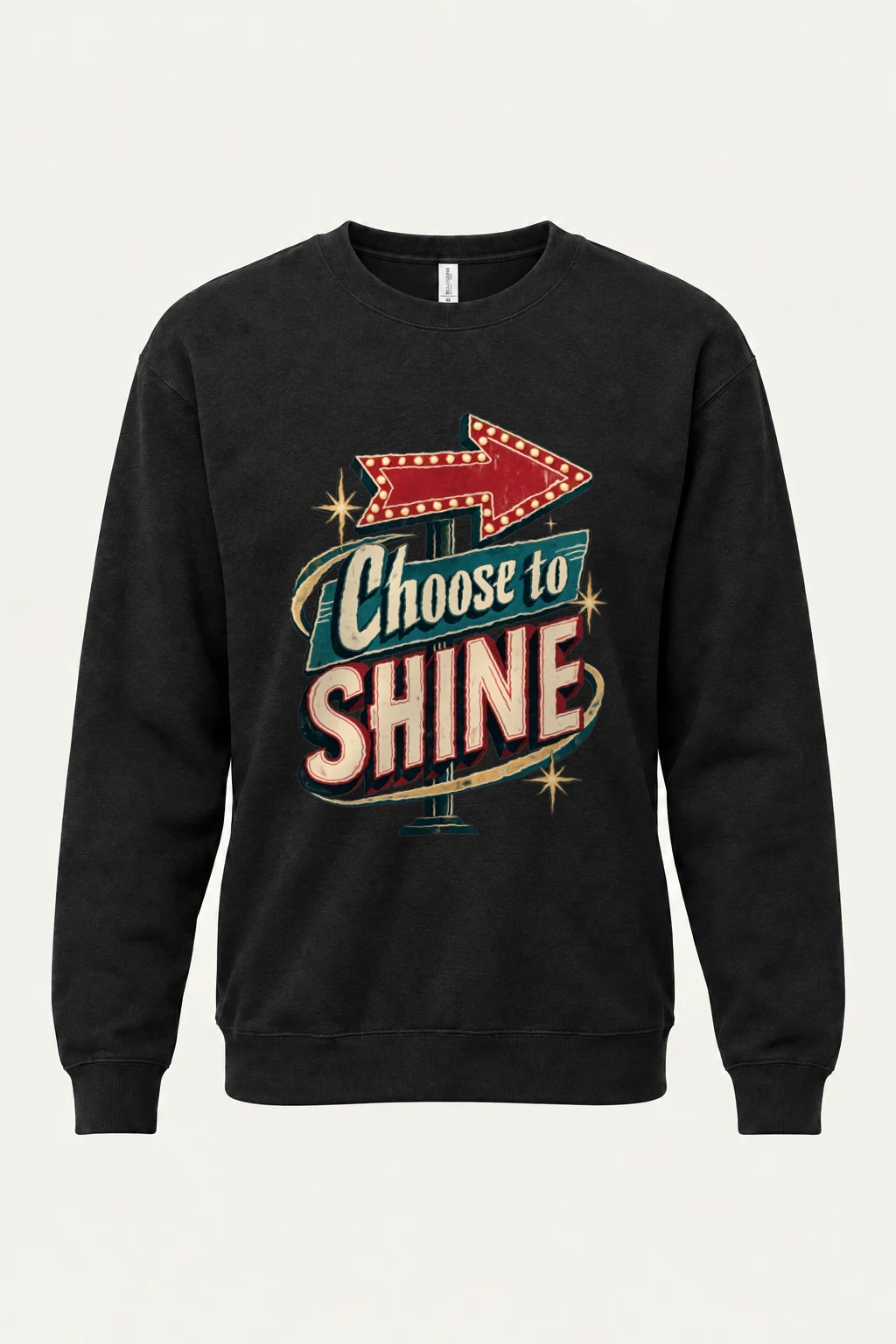 "Choose to Shine" Heavy Blend Unisex Crewneck Sweatshirt | Gildan 18000