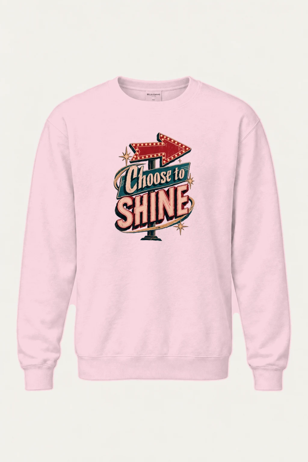 "Choose to Shine" Heavy Blend Unisex Crewneck Sweatshirt | Gildan 18000