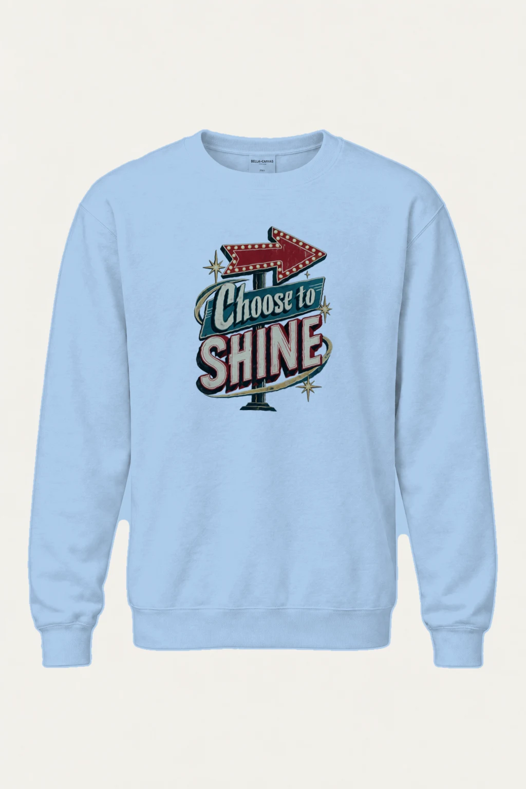 "Choose to Shine" Heavy Blend Unisex Crewneck Sweatshirt | Gildan 18000