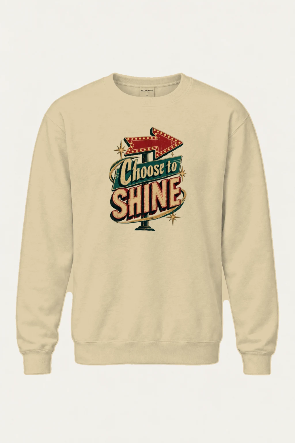 "Choose to Shine" Heavy Blend Unisex Crewneck Sweatshirt | Gildan 18000