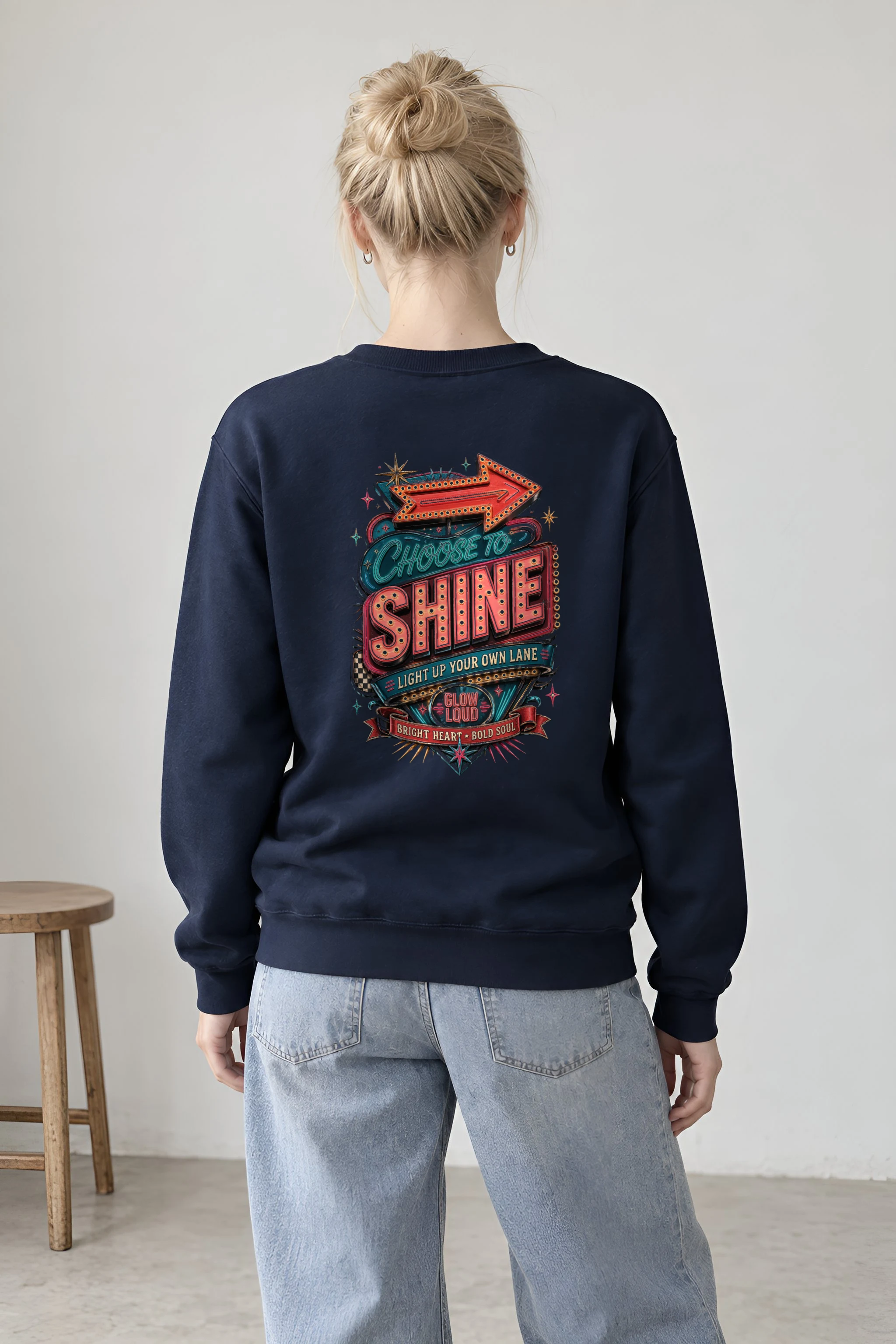 "Choose To Shine" 1 Crewneck Sweatshirt