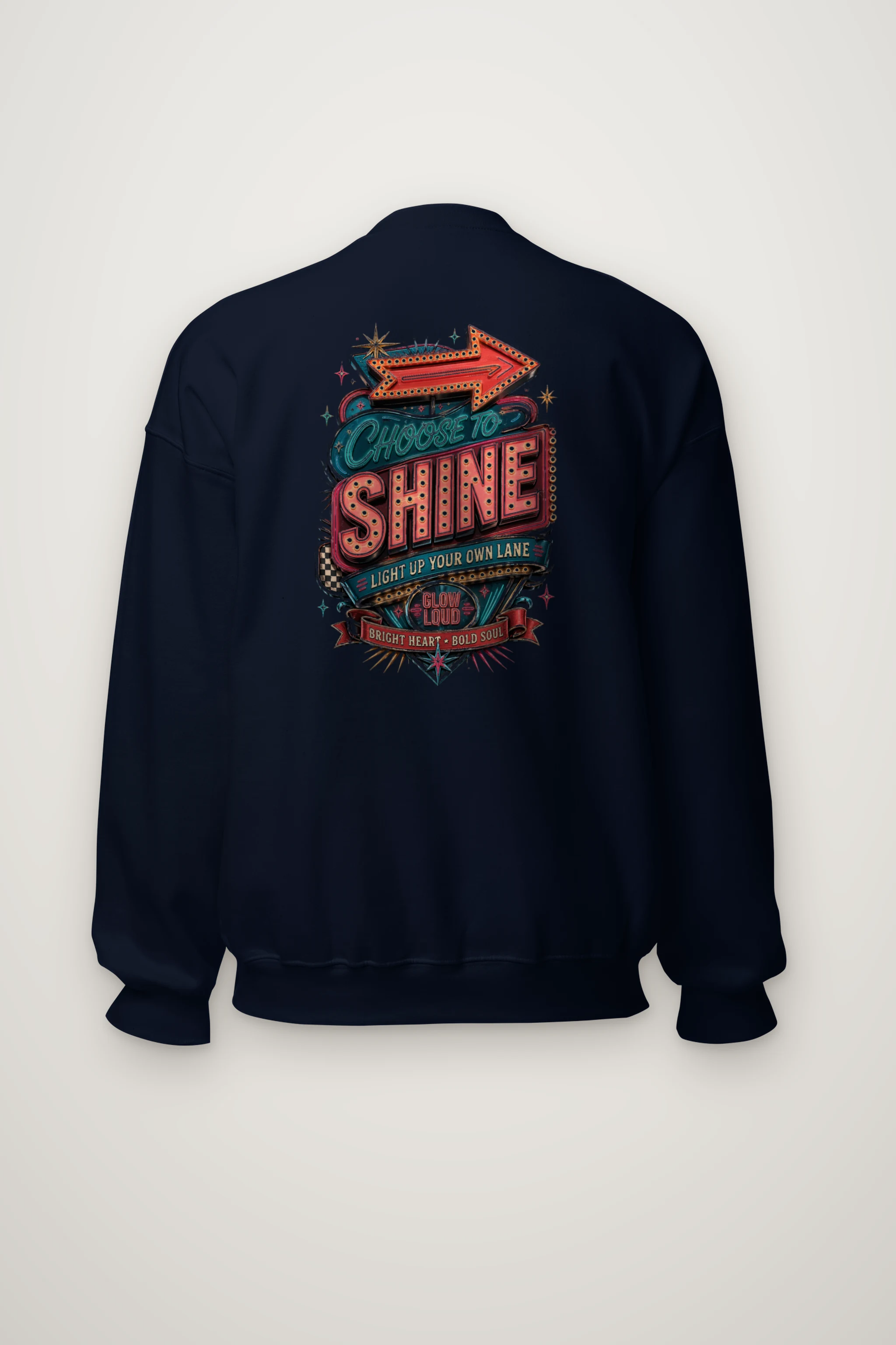"Choose To Shine" Heavy Blend Unisex Crewneck Sweatshirt