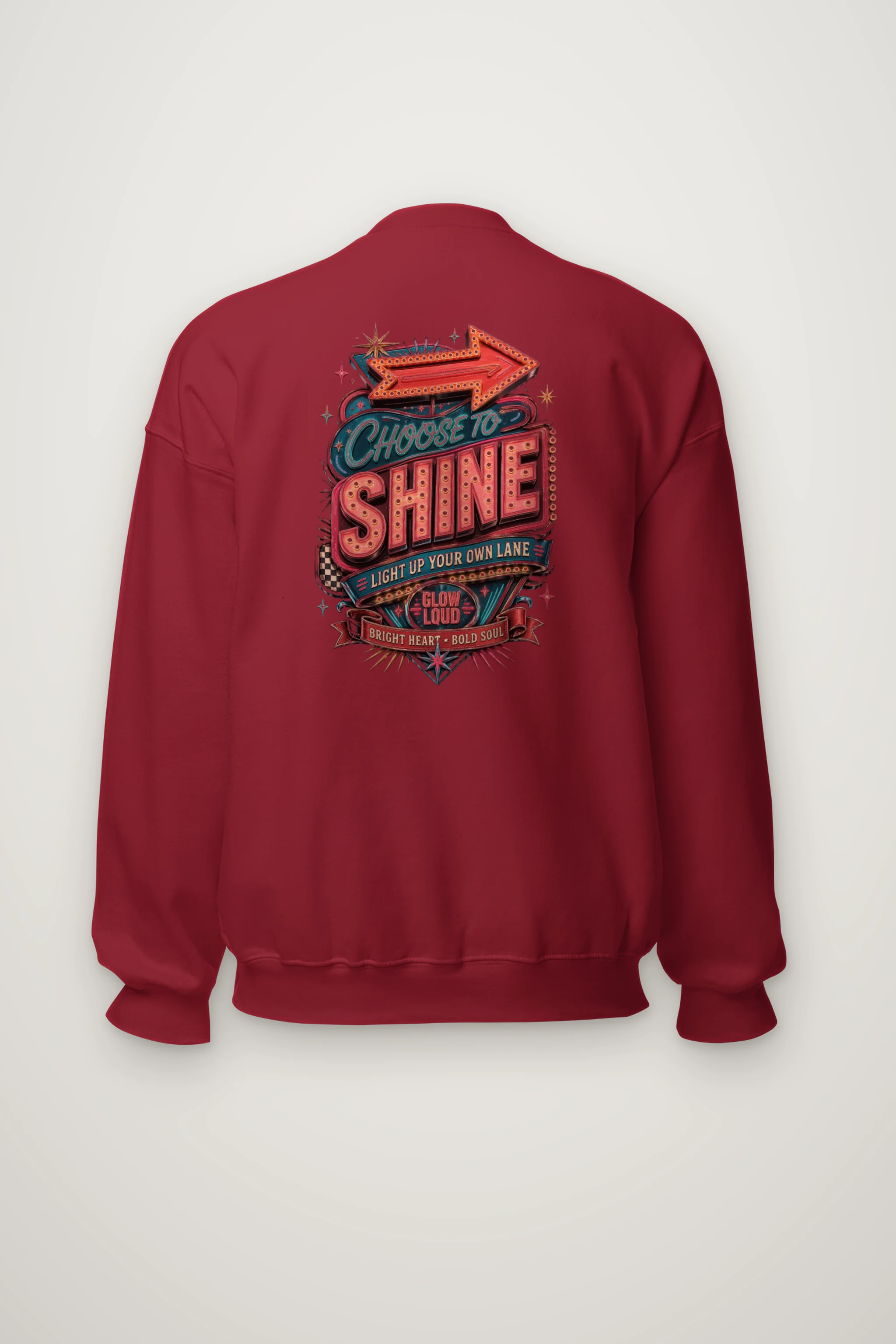 "Choose To Shine" Heavy Blend Unisex Crewneck Sweatshirt