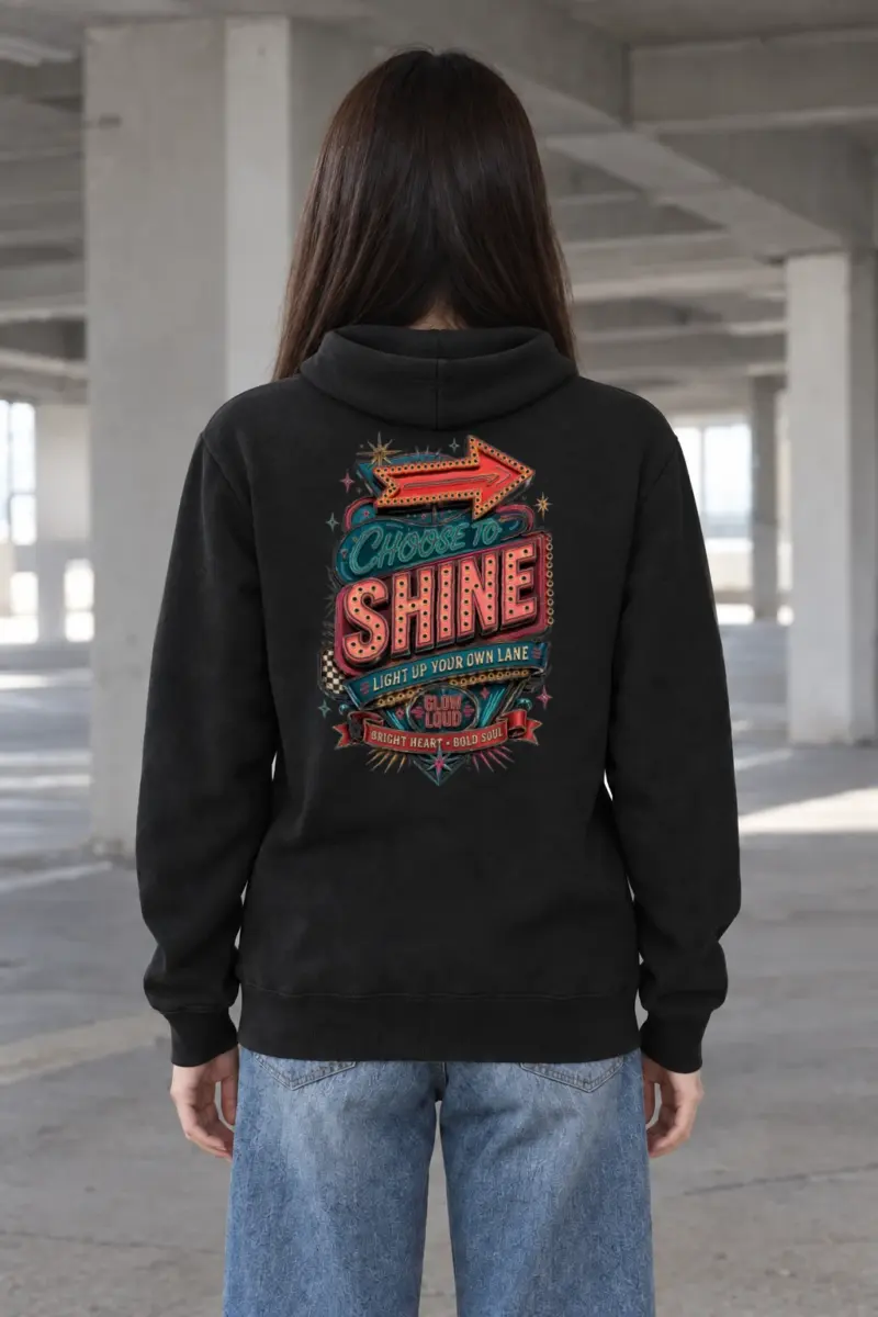 "Choose To Shine" Heavy Blend Unisex Pullover Hoodie