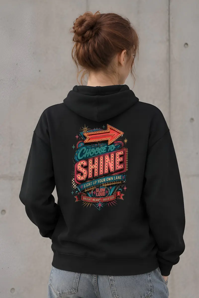 "Choose To Shine" Heavy Blend Unisex Pullover Hoodie