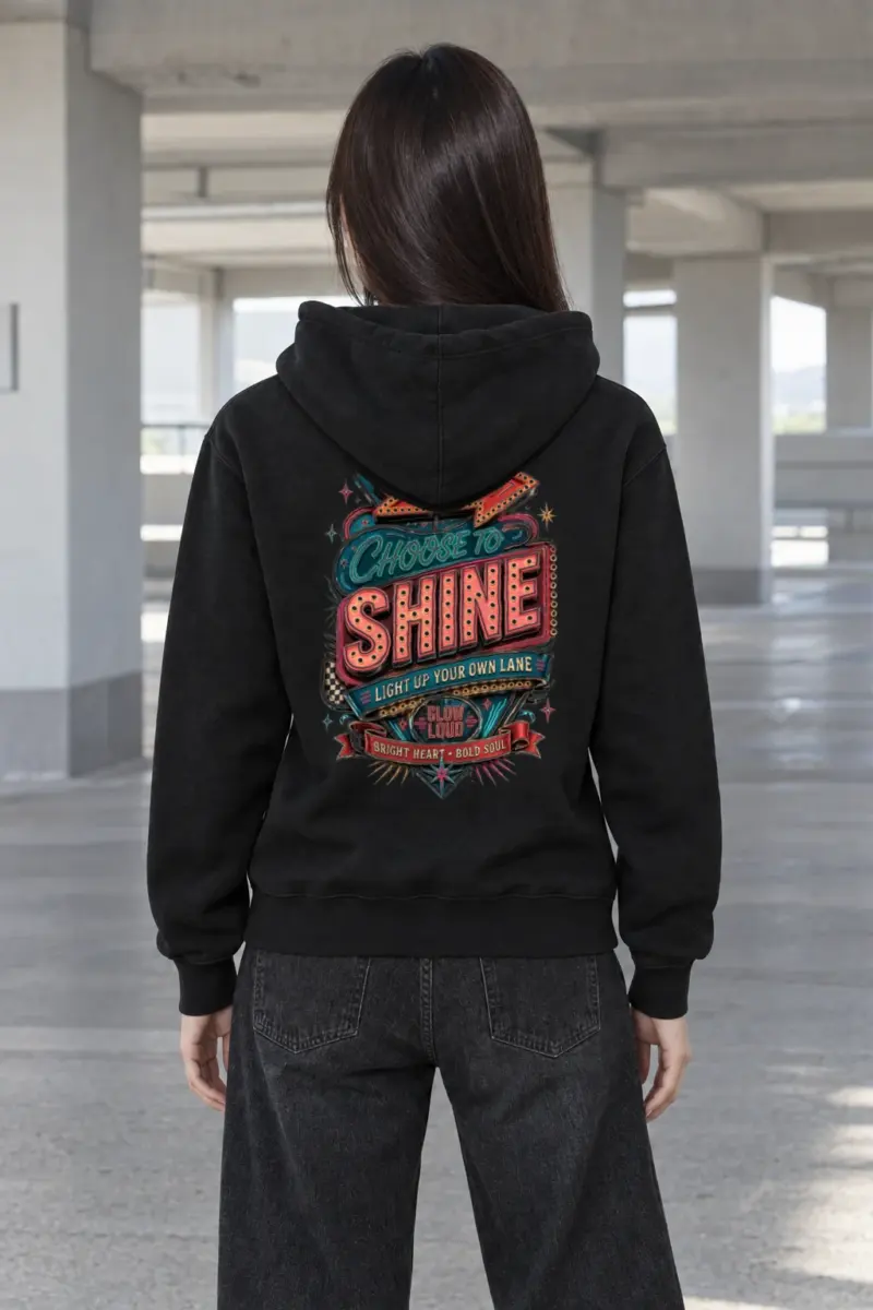 "Choose To Shine" Heavy Blend Unisex Pullover Hoodie