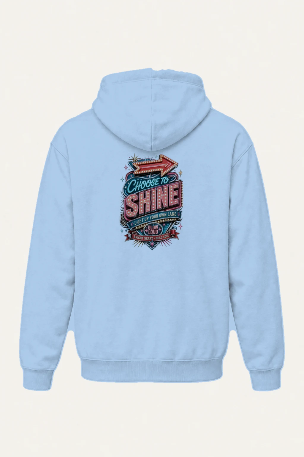 "Choose To Shine" Heavy Blend Unisex Pullover Hoodie | Gildan 18500