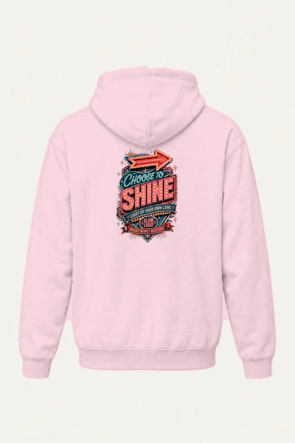 "Choose To Shine" Heavy Blend Unisex Pullover Hoodie | Gildan 18500