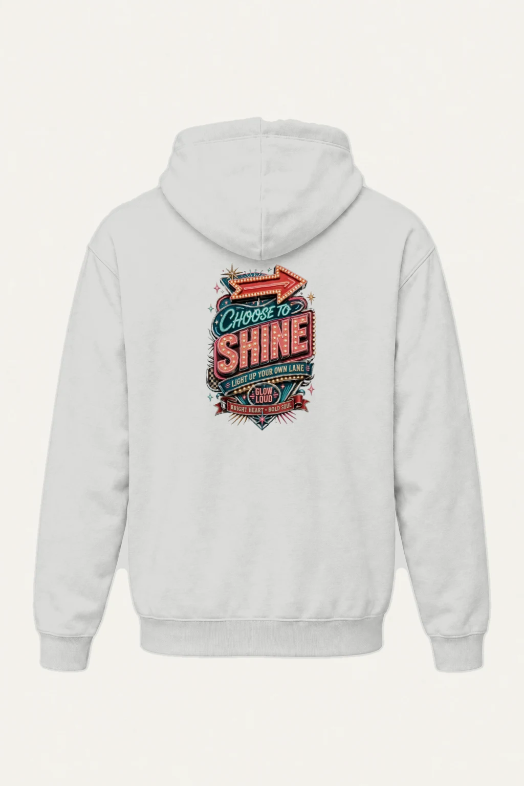 "Choose To Shine" Heavy Blend Unisex Pullover Hoodie | Gildan 18500