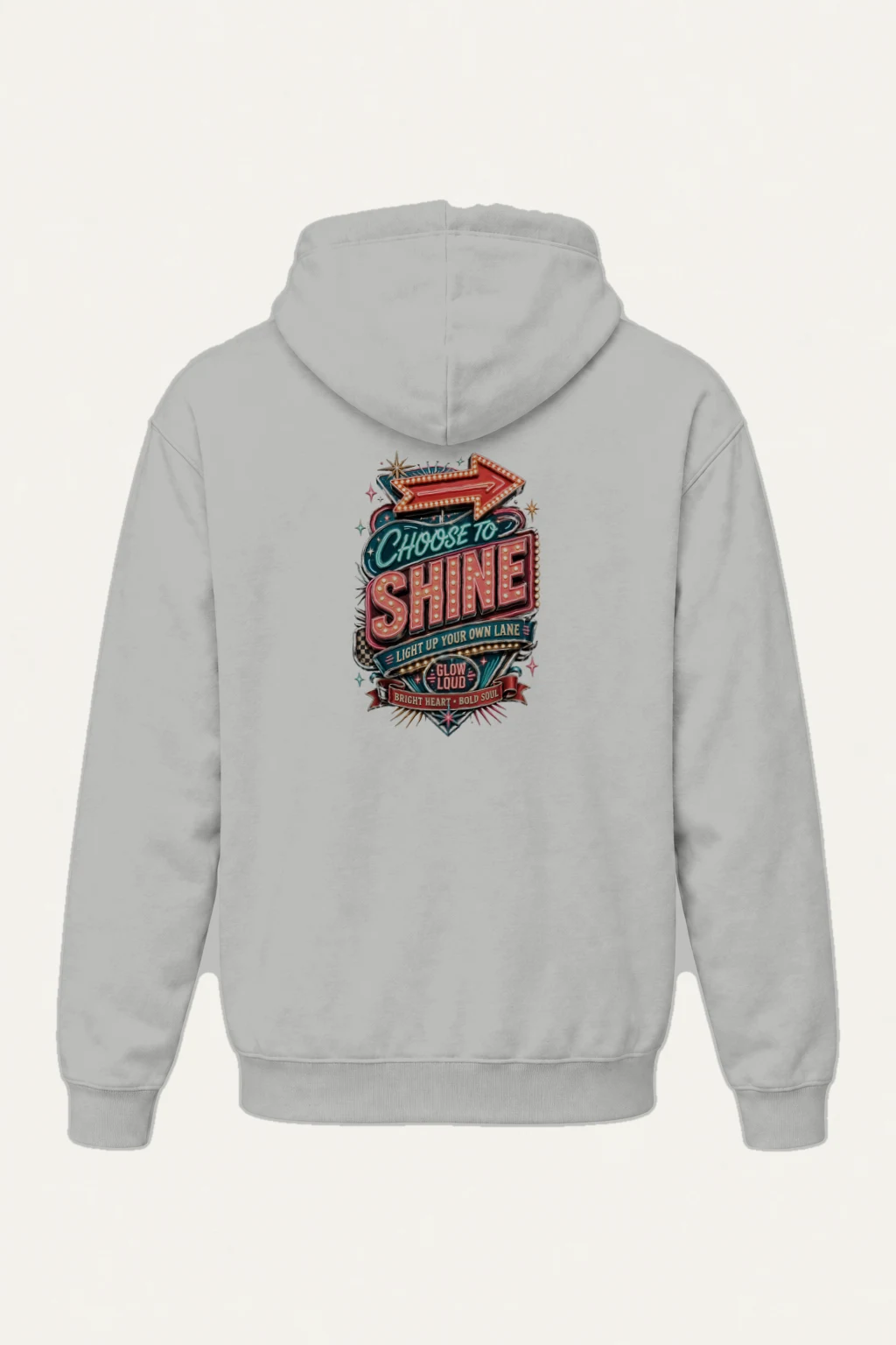 "Choose To Shine" Heavy Blend Unisex Pullover Hoodie | Gildan 18500