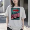 "Choose To Shine" Heavyweight Unisex Crewneck T-shirt | Gildan 5000