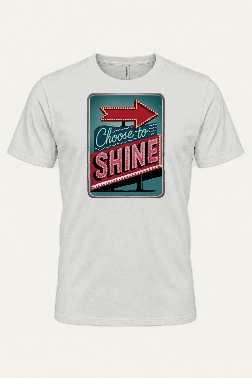 "Choose To Shine" Heavyweight Unisex Crewneck T-shirt | Gildan 5000