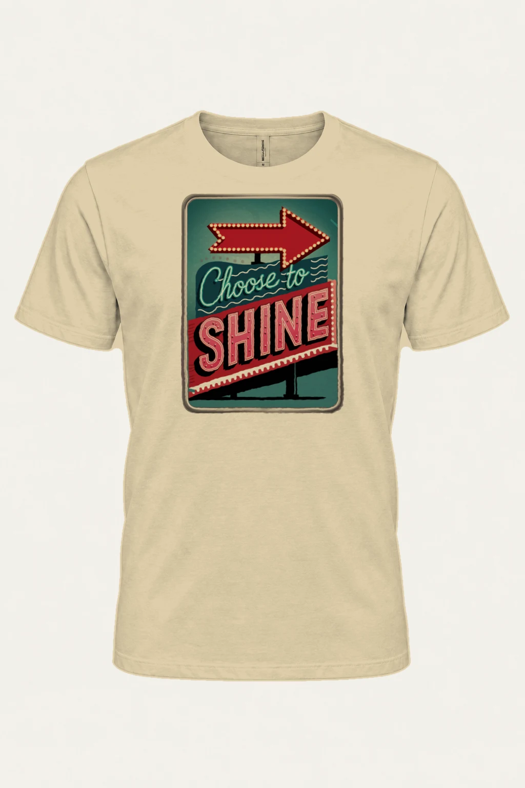 "Choose To Shine" Heavyweight Unisex Crewneck T-shirt | Gildan 5000