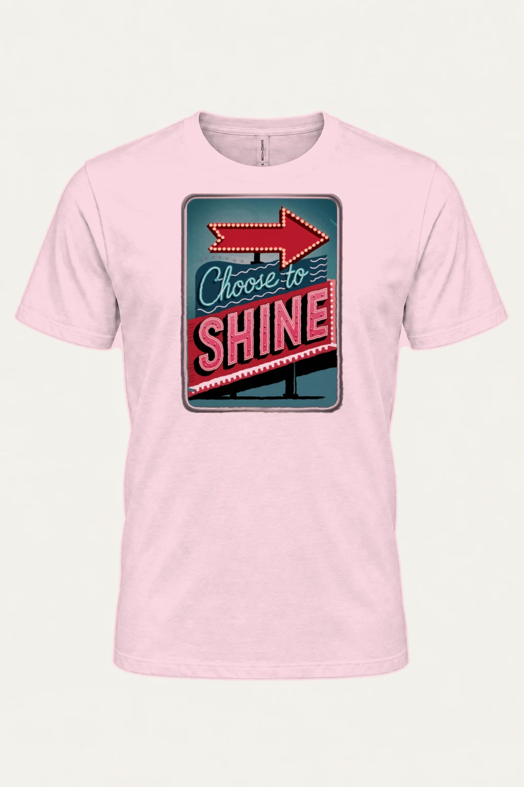 "Choose To Shine" Heavyweight Unisex Crewneck T-shirt | Gildan 5000