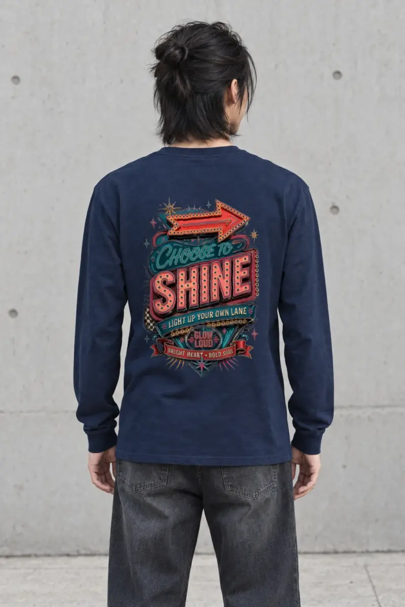 "Choose To Shine" Unisex Longsleeve T-shirt
