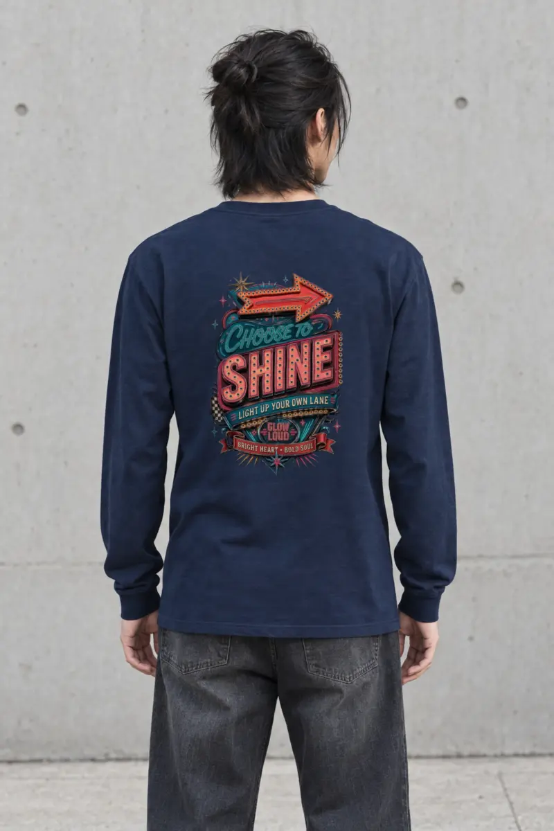 "Choose To Shine" Unisex Longsleeve T-shirt