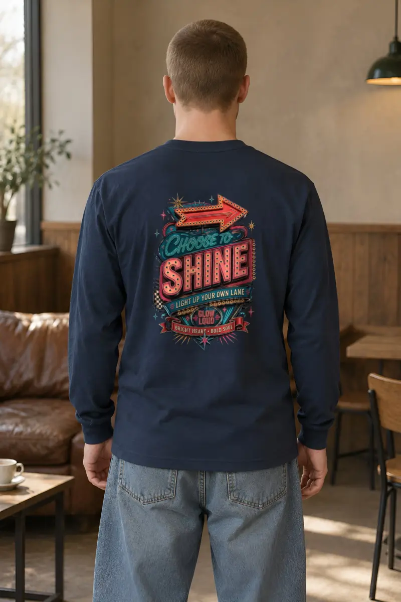 "Choose To Shine" Unisex Longsleeve T-shirt